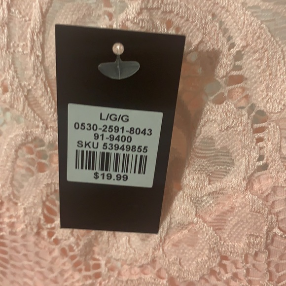 2/$15 Baby Pink lace Dress with open Lace back - Picture 6 of 6